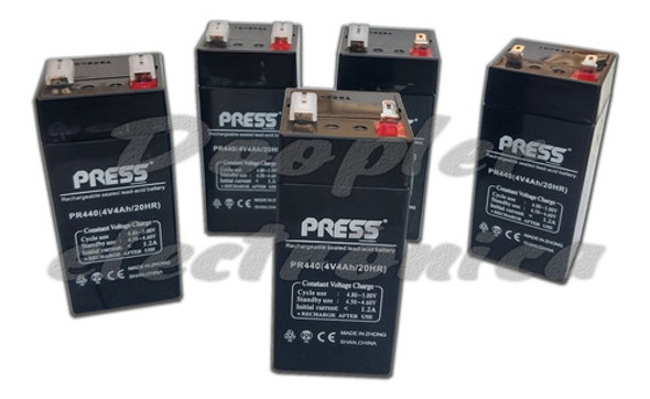 Acumulador De Gel Premiun 4v 4ah  Balanzas Digitales Y Otros 0