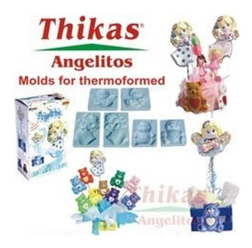 Moldes En Plástico Para Goma Eva: Muñecos Angelitos 0