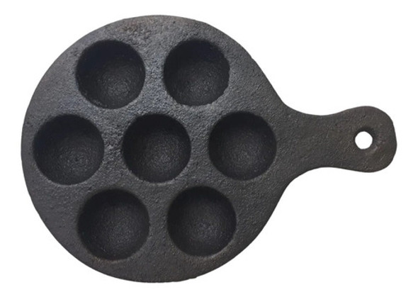 Provoletera Fundición Hierro 7 Porciones Individual Parrilla 0