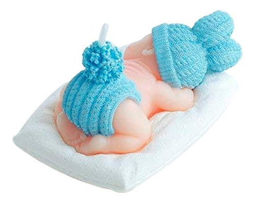 Vela Bebe Celeste (comunión - Bautismo) 1