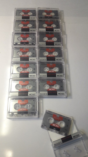Tecno Pack 14cajas Y Microcassettes Sony Sin Cinta Ver Descr 0