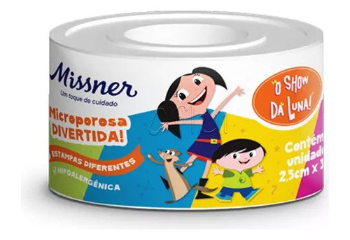Fita Microporosa Estampa Infantil 2,5 Cm X 3 M Missner 06 Un 1