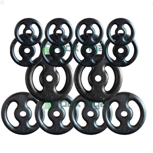 Combo Com 14 Anilhas De Ferro Fundido - 60 Kg 0