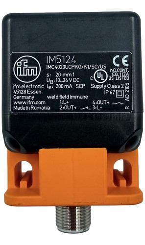 Sensor Indutivo Ifm Im5124 Imc4020ucpkg/k1/sc/us-100-dpa 0