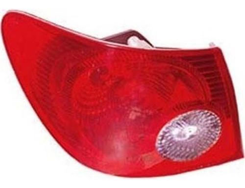 Faro  P/ Toyota Corolla 05/08 Trasero Exterior Giro Rosa 0