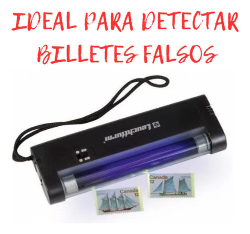 Lámpara Uv De Mano Para Detectar Billetes Falsos 0