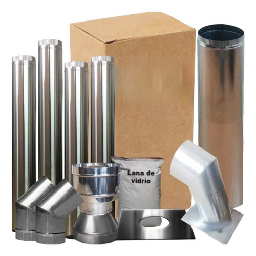 Kit Para Estufa 15cm 6 Pulgadas Para Salida Pared Vientosur 0