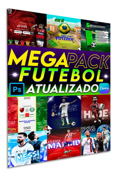 Pack Instagram De Futebol Para Redes Sociais | Canva + Ps 0 Pack Instagram De Futebol Para Redes Sociais | Canva + Ps 0