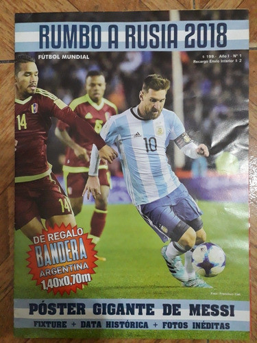 Póster Lionel Messi Rumbo Al Mundial 2018 1