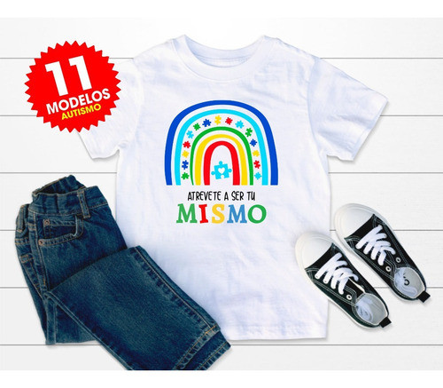 Diseños Autismo Sublimar Remeras Adultos Niños Plantillas #2 1