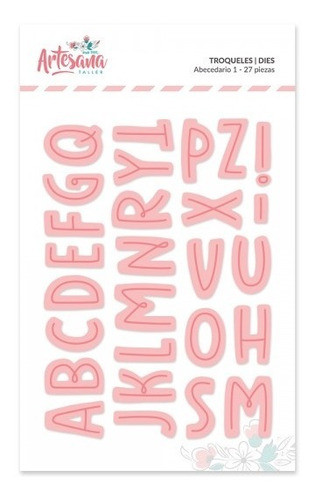 Troquel Abecedario 1 27 Piezas Artesana Taller 0