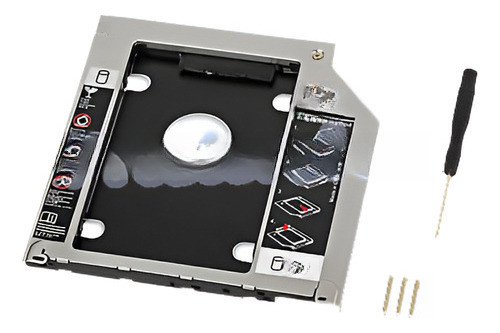 2 º Disco Duro Sata Ssd Hdd Caso Caddy Adaptador Para Apple 0