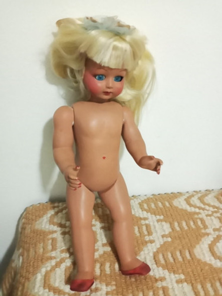 Muñeca Antigua Articulada Grande 48cm 0