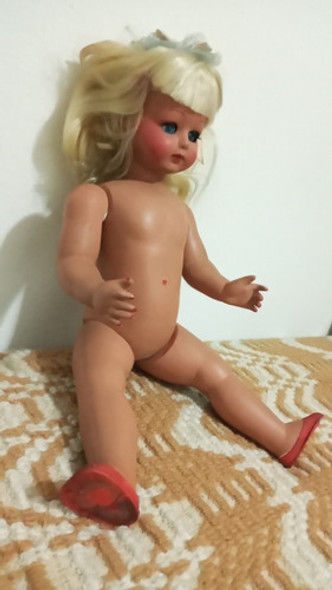 Muñeca Antigua Articulada Grande 48cm 1