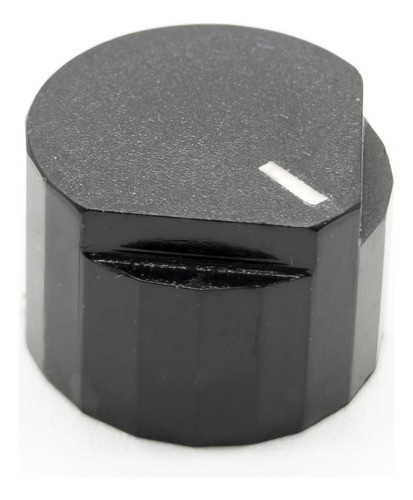 4 Perillas Potenciometro 20mm Alto 14mm Buje Bronce Negra 0