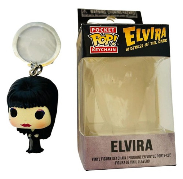 Chaveiro Elvira Funko Pop Pocket Keychain Vinil 0