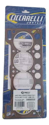 Junta Tapa De Cilindros Renault R9 R11 R12 R18 R19 Clio 5530 1
