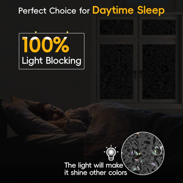 Pelicula Decorativa P/ Privacidad 0.45m X 2m Blackout Tulip 1