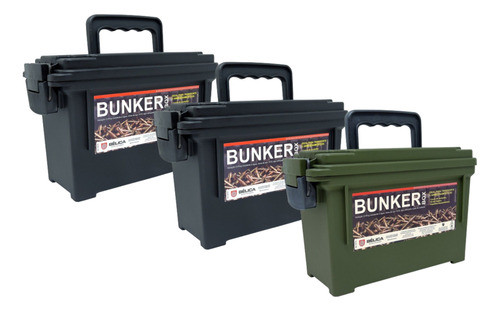 Kit 3 Maletas Caixa Bunker Box - Munições E Kits De Limpeza 0