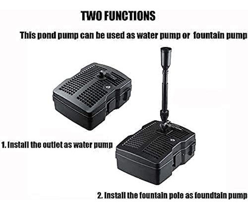 Trupow 110v 660gph Bomba De Agua Sumergible Garden Pond Filt 1