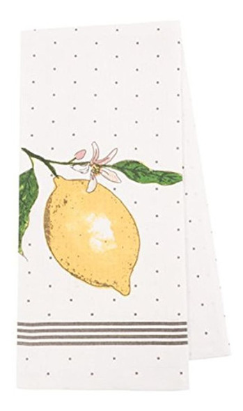 Kaf Home Pantry - Juego De 4 Paños De Cocina De Limon, 100 1