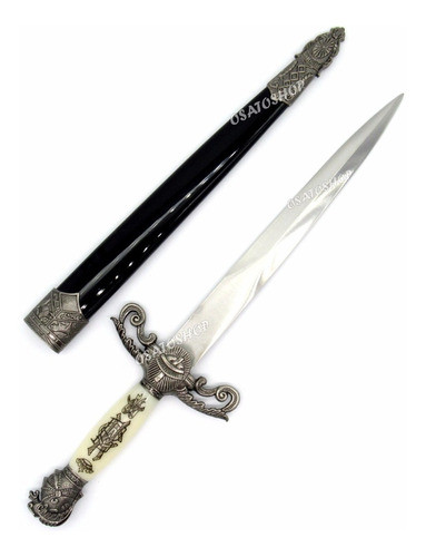 Faca Adaga Punhal Aço Inox, Excelente Para Decorar Na Caixa 0