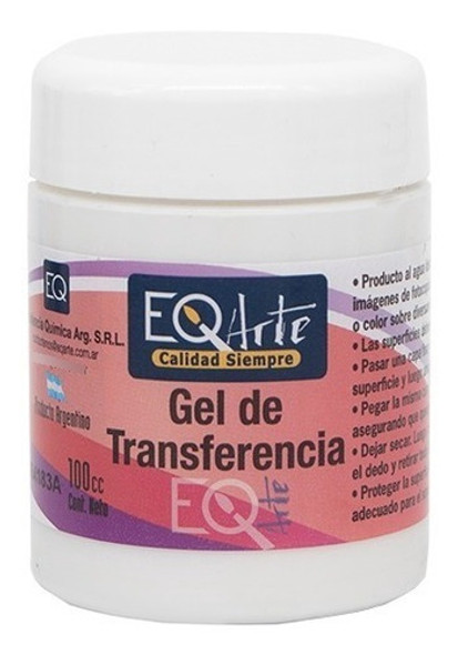 Gel De Transferencia Eq Arte 100cc. Manualidades 0
