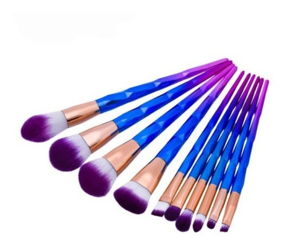 Kit De Maquillaje Pinceles Set Polvo Fundación Sombra De Ojo 1
