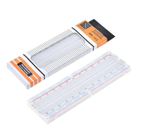 Protoboard Breadboard 830 Pontos Furos 0