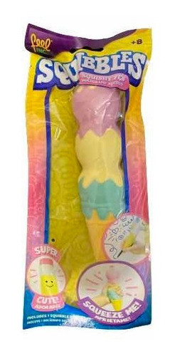 Lapicera Squibbles Squishy Helado Colección Antiestrés 0