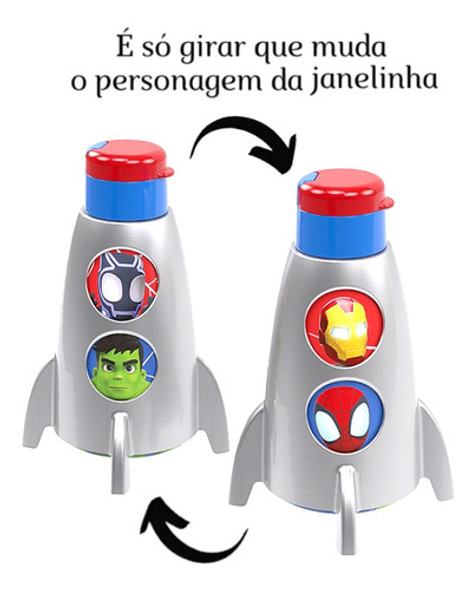 Kit 2 Garrafinha Homem Aranha Spider-man Lembrancinha Festa 1