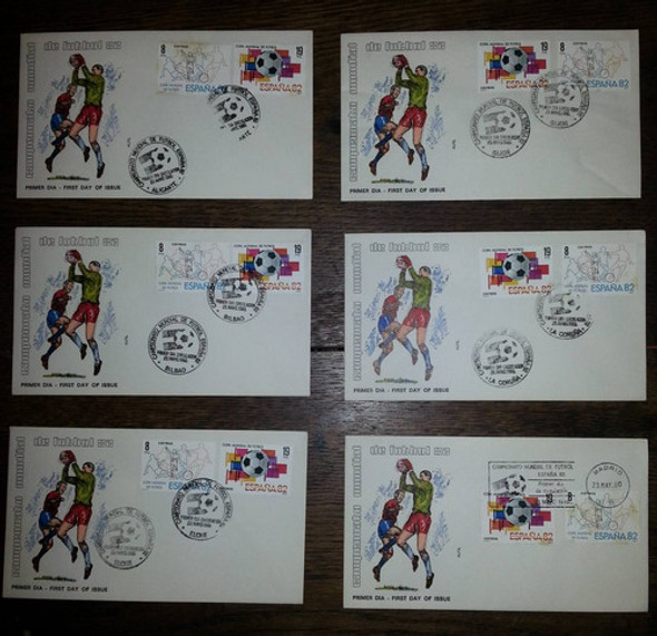 Sobres Con Sellos Campeonato Mundial De Fútbol España 82 0 Sobres Con Sellos Campeonato Mundial De Fútbol España 82 0