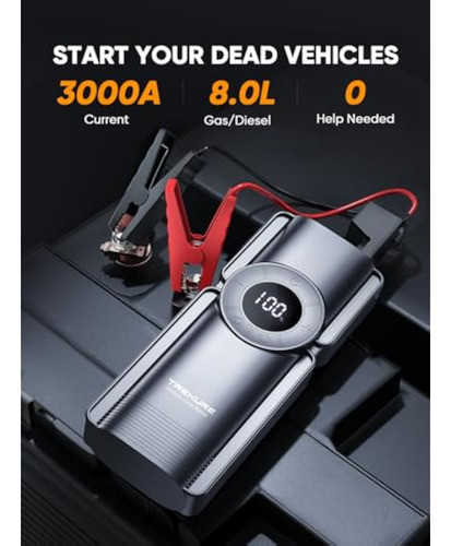 3000a 150psi - Arrancador Portátil Para Automóvil 1