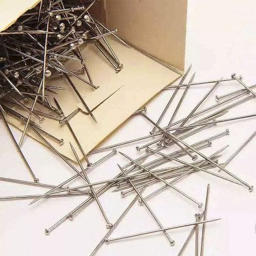 Alfinete Para Costura De Aço Niquelado Nº24 24mm 460 Un 1