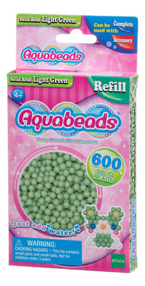 Aquabeads Pack 600 Cuentas Verde Juego Infantil Niños Trex 0