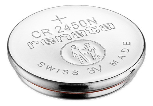 Pack 2 Pila Boton Cr2450 2450n Renata Original Suiza Blister 1