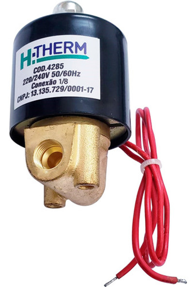 Válvula Solenoide Gás Fornos E Fritadeiras 1/8 H-therm 220v 0