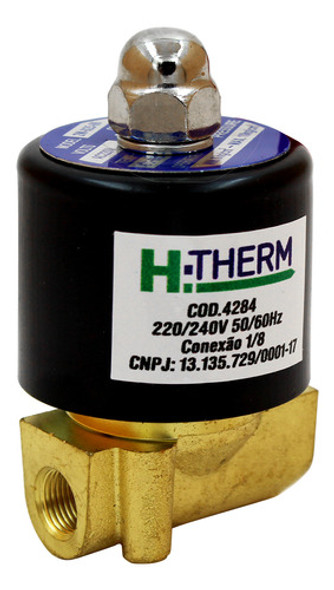 Válvula Solenoide Gás Fornos E Fritadeiras 1/8 H-therm 220v 1