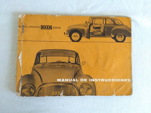 Manual Instrucciones Dkw Autounion 1000 Coupe Sedan Dueño 0