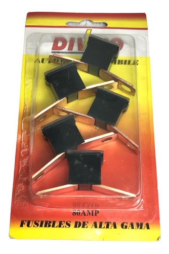 Blister Fusibles Muela Macho Abierto 80 Amper 32 Volt 0