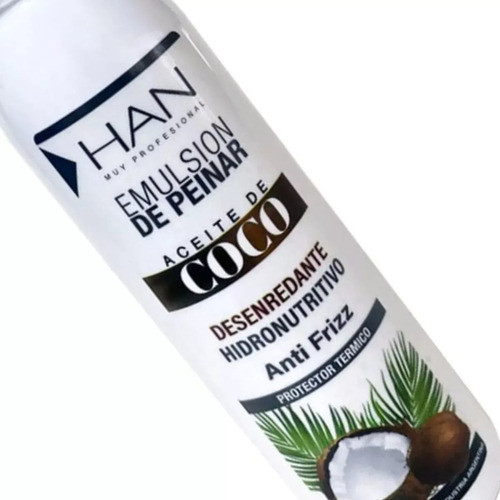 Emulsión Para Peinar Aceite De Coco 200 Ml - Han 0