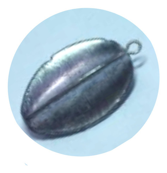 3 Chumbada Tartaruga Tipo Carambola - Chumbo De Pesca 40g 1