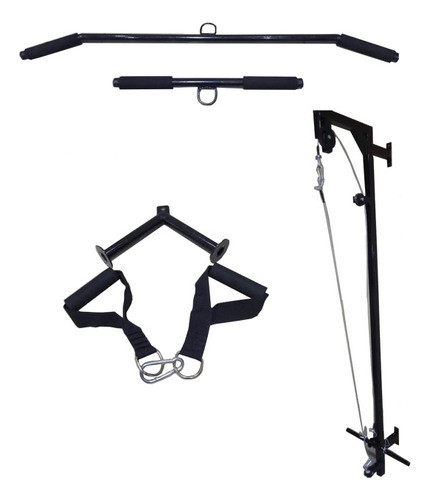 Doble Polea + Agarre V Hierro Y Tela. 0