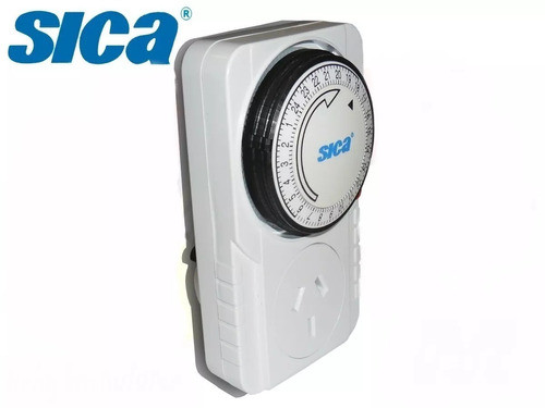 Reloj Timer Sica Programador Enchufable 10a 220v Pack X 2 U 1