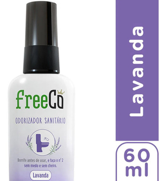 Bloqueador De Odores Sanitários Lavanda Freecô 60ml 1