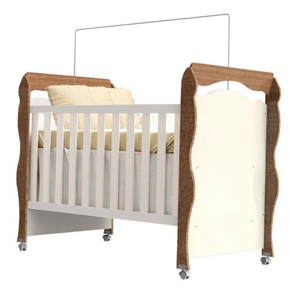 Berço Americano New Nanda E Cômoda Ariel Branco Acetinado 1 Berço Americano New Nanda E Cômoda Ariel Branco Acetinado 1