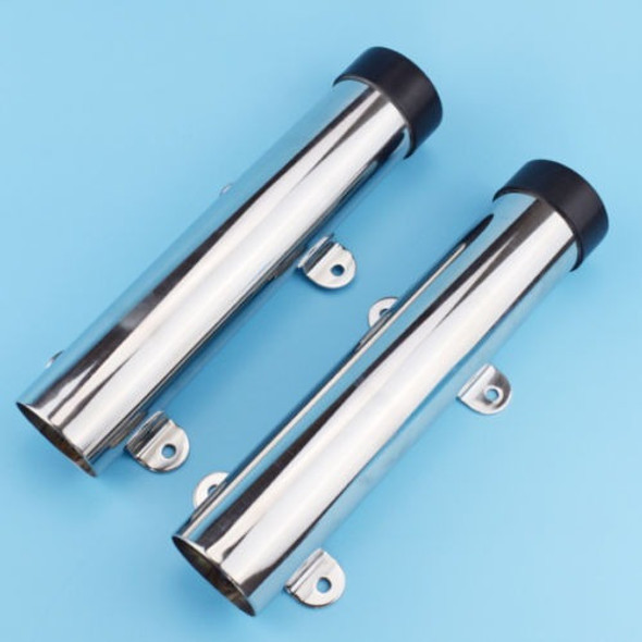 2pcs Acero Inoxidable Varilla Soporte Caña De Montaje Al Ras 0