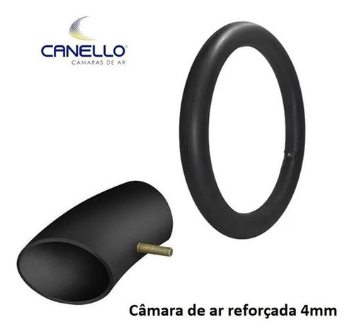 Camara De Ar 4mm Reforçada Traseira Aro 19 Motocross Trilha 0