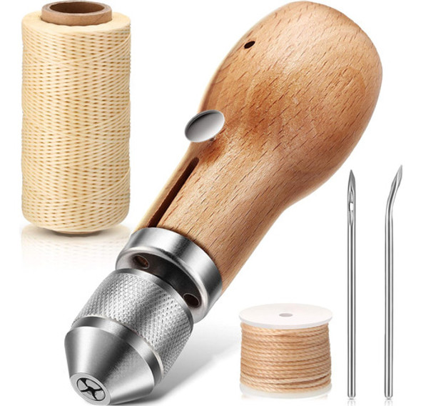 Kit De Aguja Para Coser 5 Piezas Con Hilos Y Coil Para Cuero 0 Kit De Aguja Para Coser 5 Piezas Con Hilos Y Coil Para Cuero 0