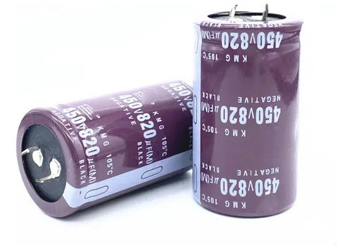 Capacitor Electrólitico Blindado 820uf X 450v 105° 0